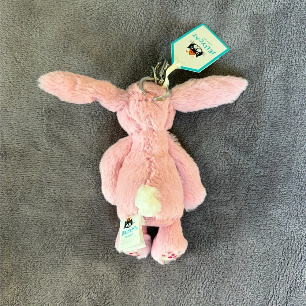 Jellycat Blossom Bunny Bag Charm NWT - Picture 3 of 4